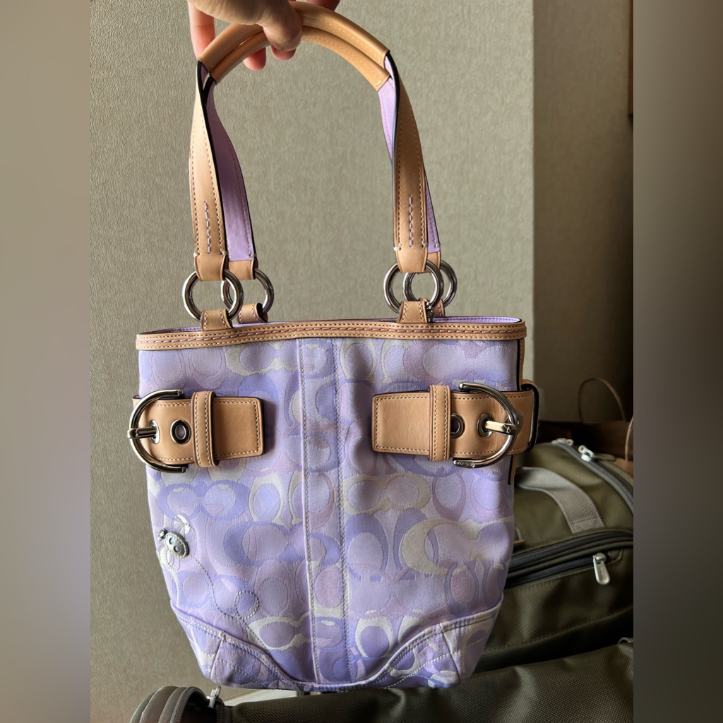 Nwot Coach Japan Exclusive With Bee In Silver Hardware